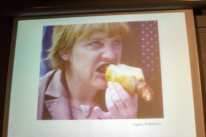 Merkel reisst Wurst