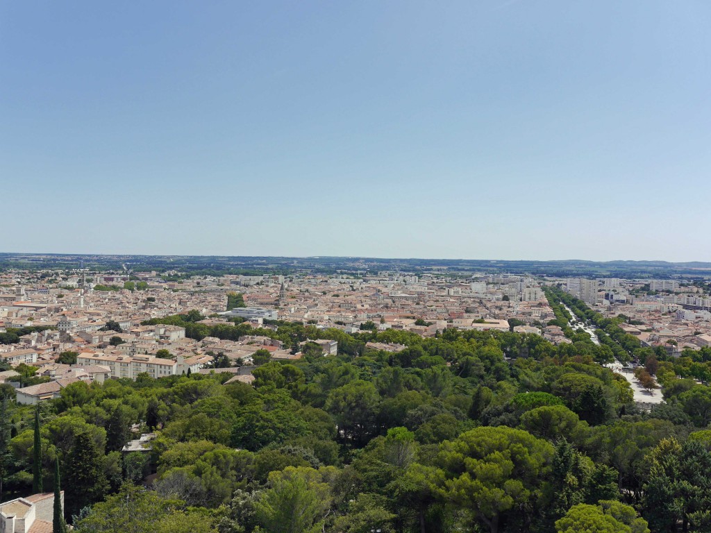 Blick vom Tour Magne über Nîmes. Foto: BSM