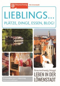 2.Das Heft zum Löwenstadtblog liegt in ausgewählten Cafés und Geschäften in der Innenstadt aus und ist kostenlos in der Touristinfo erhältlich. Foto: BSM 