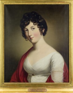 Das Portrait der Herzogin Marie zeigt eine junge, schöne und modebewusste junge Frau. Schlossmuseum Braunschweig 