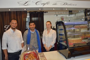 Das Team vom Café des Délices.