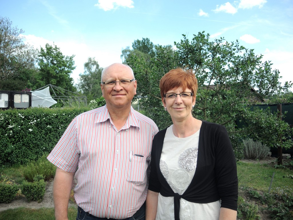 Andreas und Sabine Schnur besitzen schon seit mehr als 17 Jahren einen eigenen Garten in der Kolonie. Foto: BSM