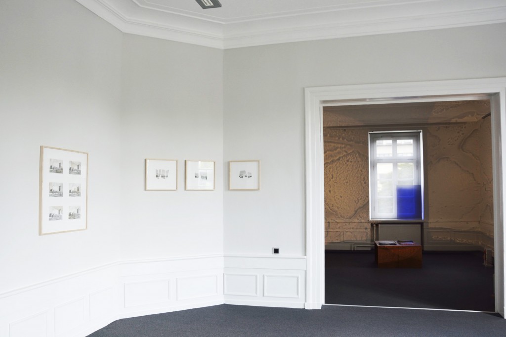 In den Räumen der Villa von Amsberg werden die Arbeiten der drei Stipendiatinnen gezeigt. Foto: BSM