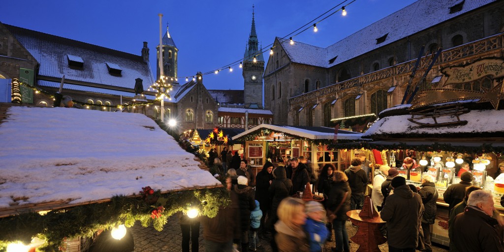 Auf dem Braunschweiger Weihnachtsmarkt funkelt es nachhaltig. Foto: BSM