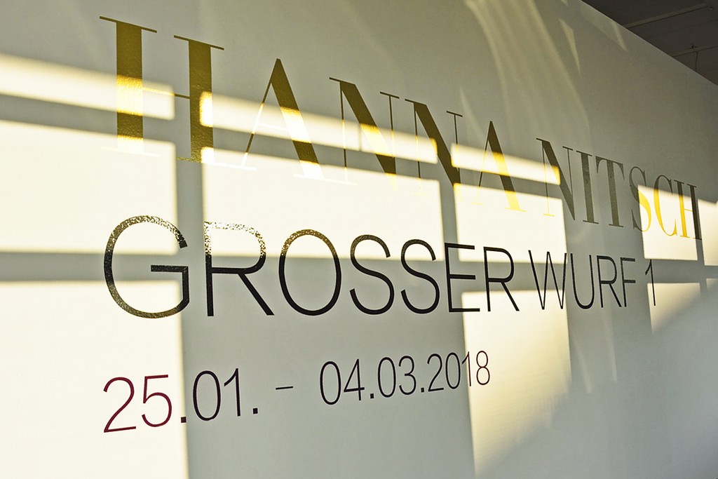 Großer Wurf 1 - die erste Ausstellung unter dem neuen Konzept der halle267.