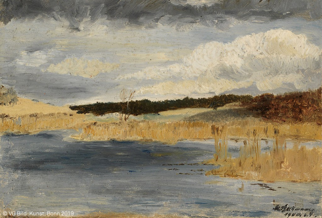 Max Beckmann (1884-1950), Landschaft mit See, 1900, VG Bild-Kunst, Bonn 2019, Foto: C. Cordes, Herzog Anton Ulrich-Museum