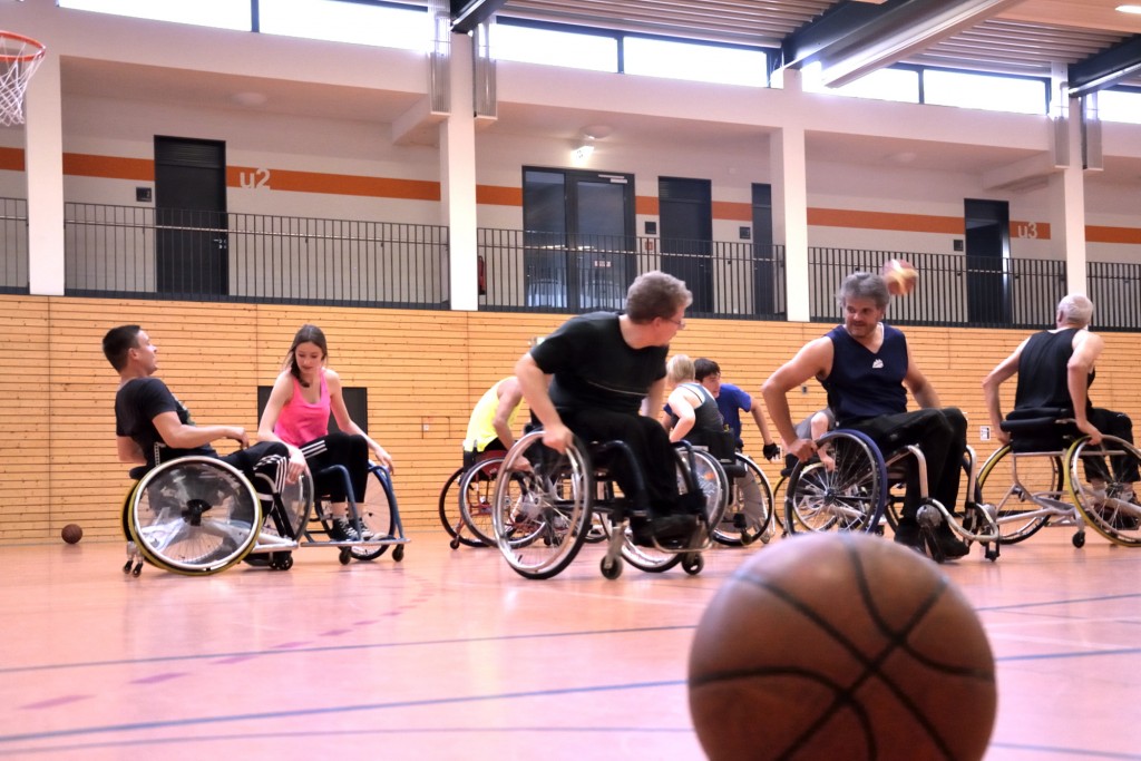 Training, Rollstuhlbasketball, MTV Braunschweig