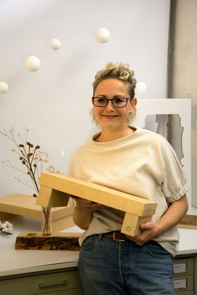 Magdalena Pajonks betreibt ihren Etsy-Handel Orangewood gemeinsam mit ihrem Partner. das erste Produkt war ein erhöhtes Schneidebrett.